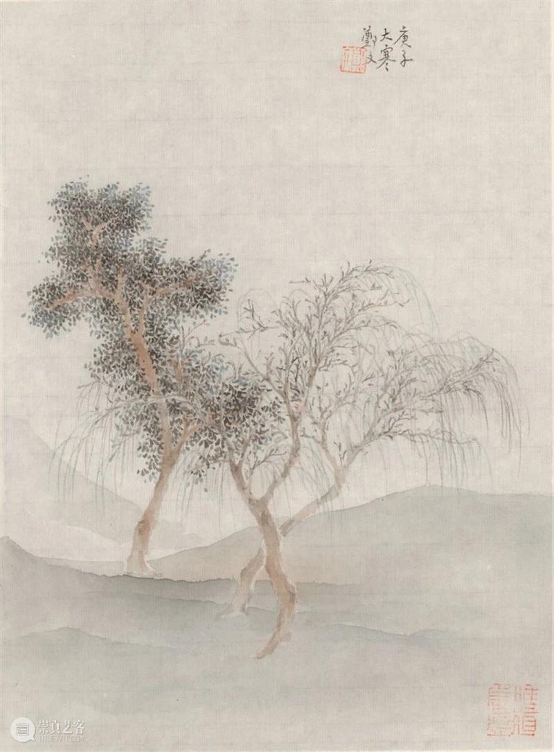 有淡雅之风，怀旷远之度——郑文山水画谈片 | 徐明松 怀旷远之度 郑文 山水画 徐明松 片文 海报 画面 代表 未来数字 时代 崇真艺客
