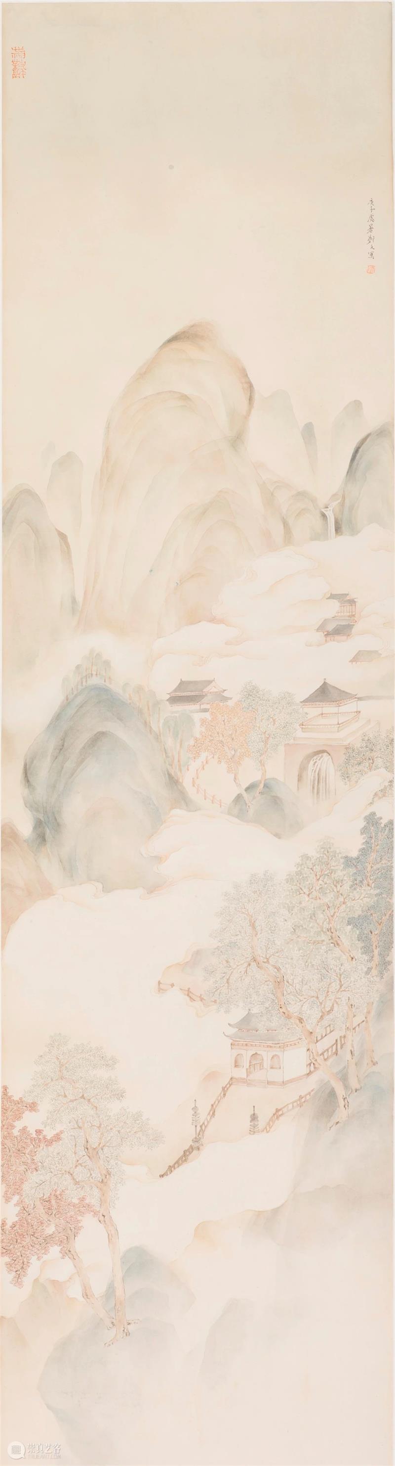 有淡雅之风,怀旷远之度——郑文山水画谈片 | 徐明松 怀旷远之度 郑文 山水画 徐明松 片文 海报 画面 代表 未来数字 时代 崇真艺客