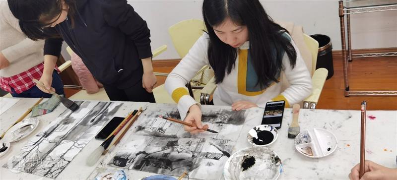 美博美术馆 | 闵行区小学美术教师专业技能水墨研习班 —— 实验水墨 闵行区小学 美术 教师 专业 技能 水墨 研习班 美博美术馆 寒假 学期 崇真艺客