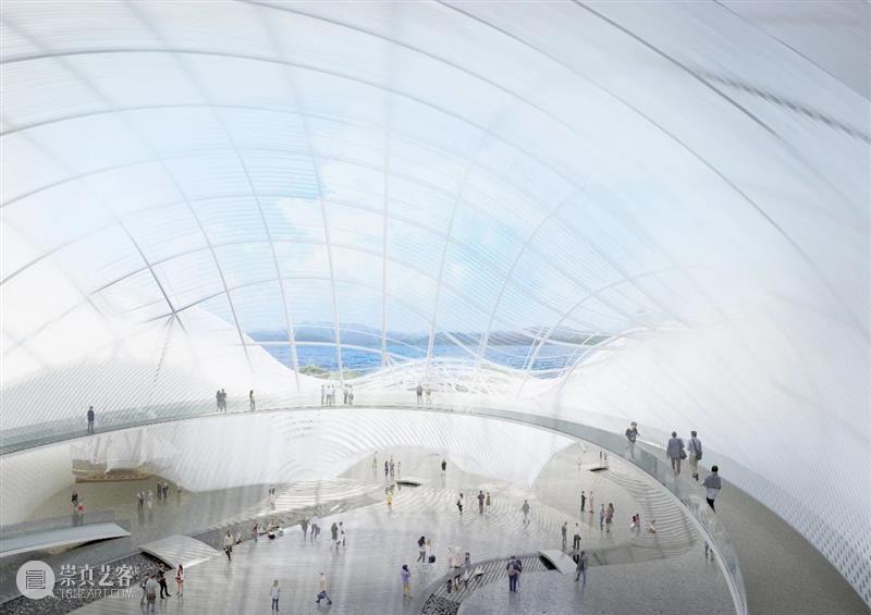 SANAA赢‘深圳海洋博物馆’,即是结构又是空间的‘半球组合’ SANAA 空间 结构 深圳海洋博物馆 半球 有限会社SANAA 事务所 深圳 海洋博物馆 建筑设计 崇真艺客