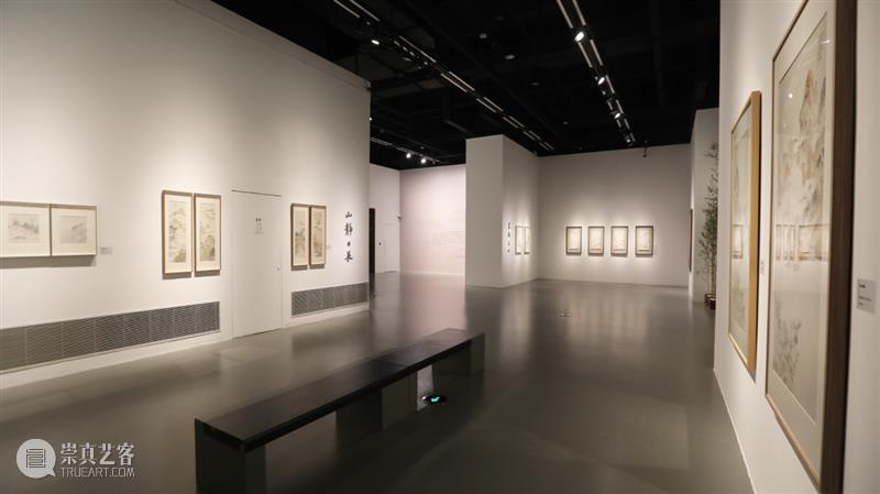 静观万象——郑文山水画展 开幕现场 万象 郑文 山水 画展 现场 刘海粟美术馆 个人 区域 画格 文心 崇真艺客