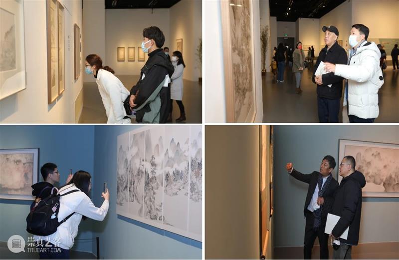 静观万象——郑文山水画展 开幕现场 万象 郑文 山水 画展 现场 刘海粟美术馆 个人 区域 画格 文心 崇真艺客