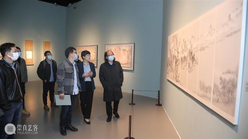 静观万象——郑文山水画展 开幕现场 万象 郑文 山水 画展 现场 刘海粟美术馆 个人 区域 画格 文心 崇真艺客