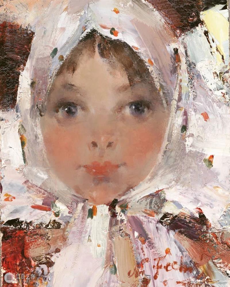 绘画丨灵动的双眸——费欣作品精选 崇真艺客