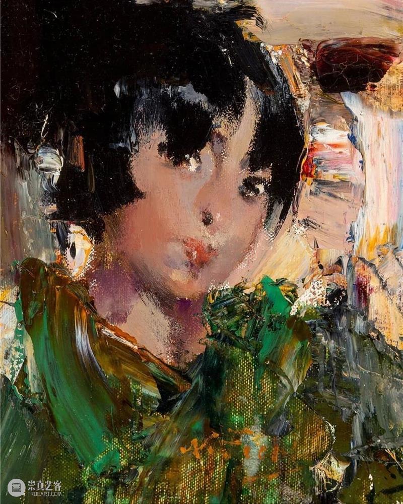 绘画丨灵动的双眸——费欣作品精选 崇真艺客