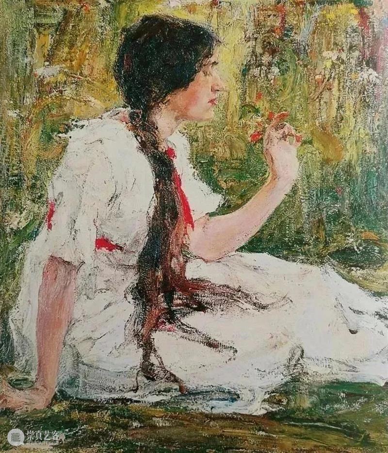 绘画丨灵动的双眸——费欣作品精选 崇真艺客