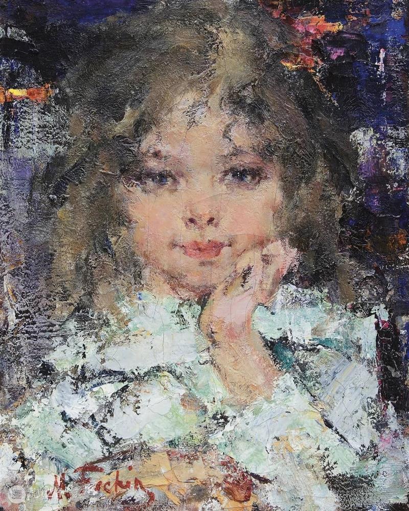 绘画丨灵动的双眸——费欣作品精选 崇真艺客