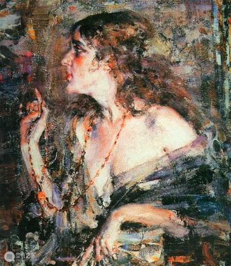 绘画丨灵动的双眸——费欣作品精选 崇真艺客