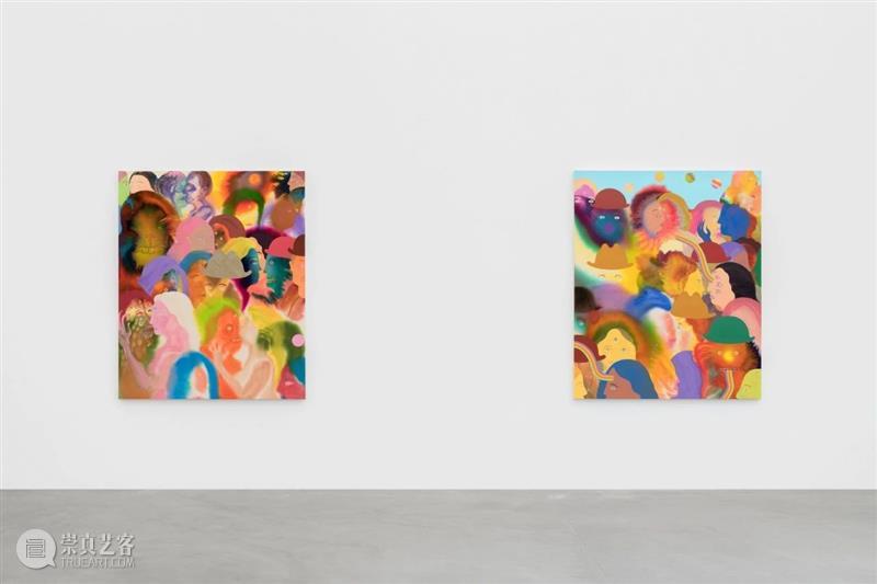 展览现场｜亚伦·约翰逊（Aaron Johnson）「其他的世界」@ 阿尔敏·莱希布鲁塞尔  Almine Rech 亚伦·约翰逊 阿尔敏 莱希 布鲁塞尔 Johnson 世界 现场 丙烯 艺术家 个展 崇真艺客