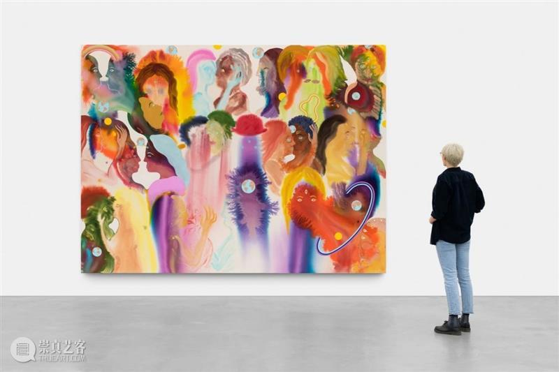 展览现场｜亚伦·约翰逊（Aaron Johnson）「其他的世界」@ 阿尔敏·莱希布鲁塞尔  Almine Rech 亚伦·约翰逊 阿尔敏 莱希 布鲁塞尔 Johnson 世界 现场 丙烯 艺术家 个展 崇真艺客