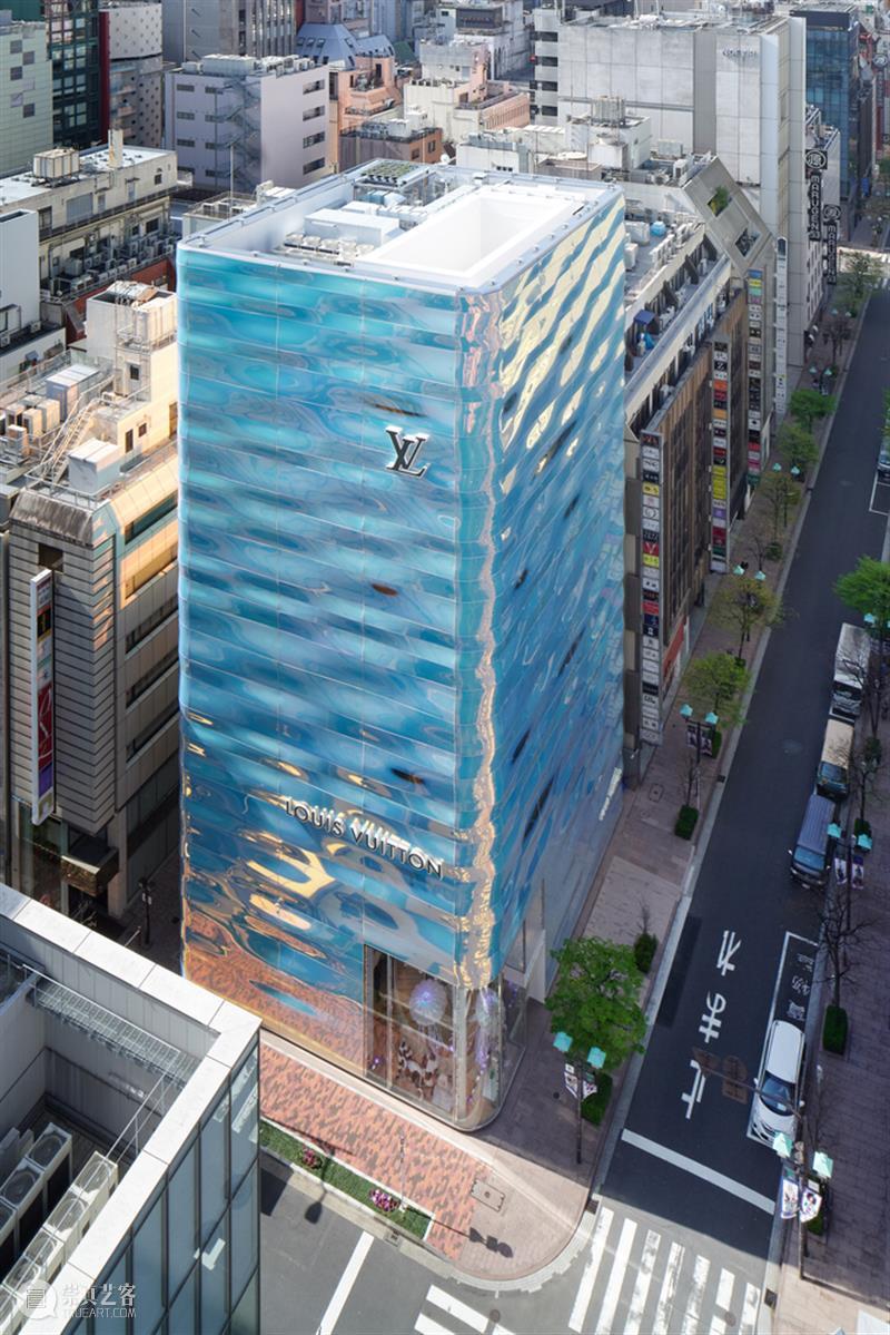 LV·银座旗舰店，‘糖纸’表皮 / 青木淳建筑设计事务所 + Peter Marino Architect 旗舰店 表皮 银座 青木淳建筑设计事务所 糖纸 万众 LV银座旗舰店 神秘的面纱 项目 日本 崇真艺客