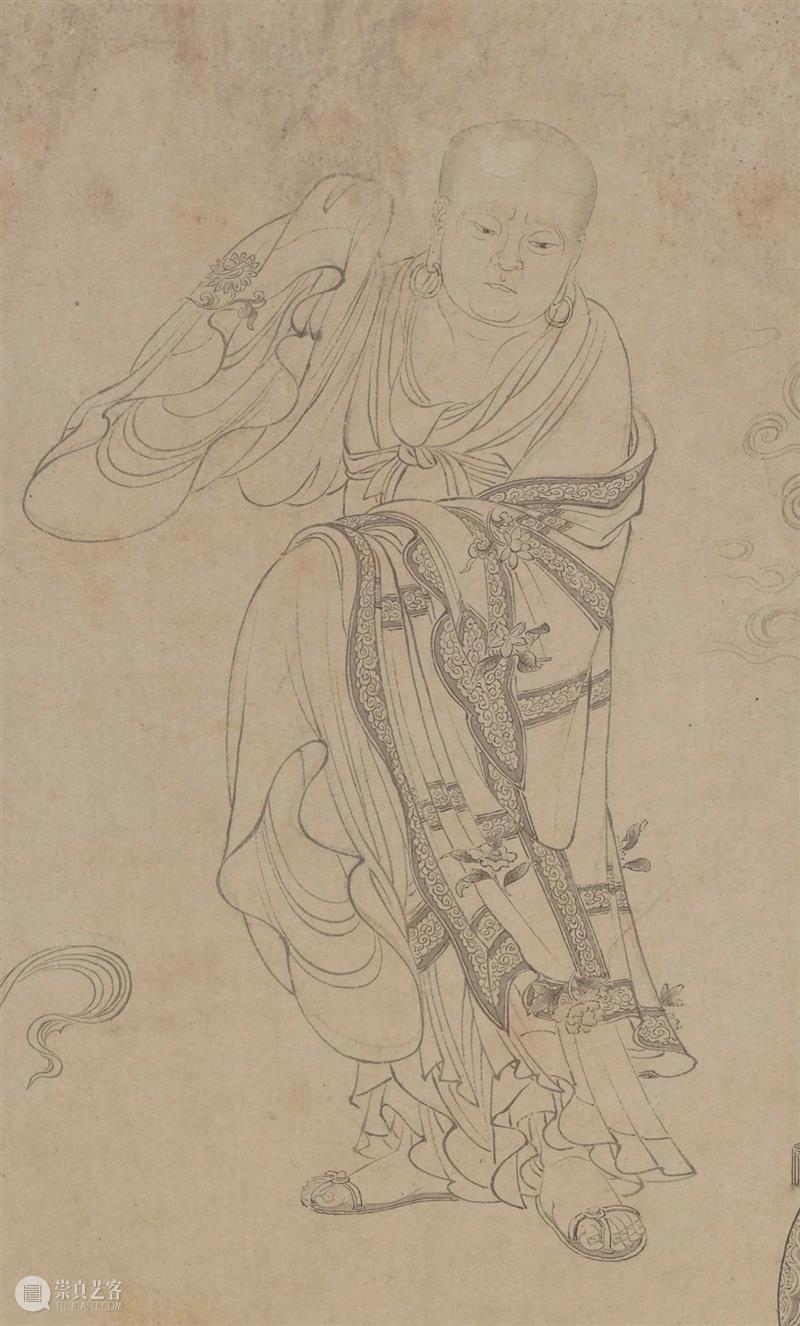 高清赏古画：故宫博物院藏维摩演教图卷免费下载 维摩演教图卷 故宫博物院 古画 纸本 白描 人物 TIFF 图像 维摩演教图 维摩诘所说经 崇真艺客