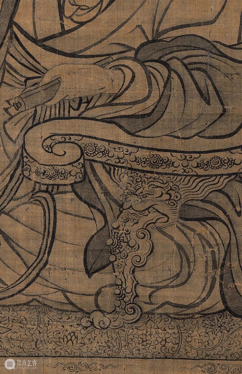 高清赏古画：故宫博物院藏维摩演教图卷免费下载 维摩演教图卷 故宫博物院 古画 纸本 白描 人物 TIFF 图像 维摩演教图 维摩诘所说经 崇真艺客