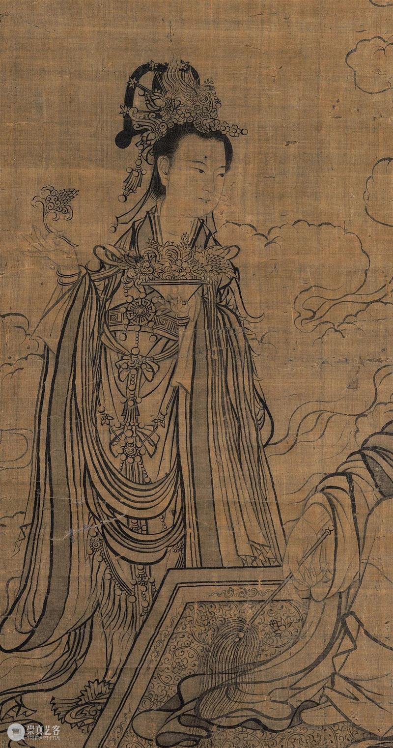 高清赏古画：故宫博物院藏维摩演教图卷免费下载 维摩演教图卷 故宫博物院 古画 纸本 白描 人物 TIFF 图像 维摩演教图 维摩诘所说经 崇真艺客