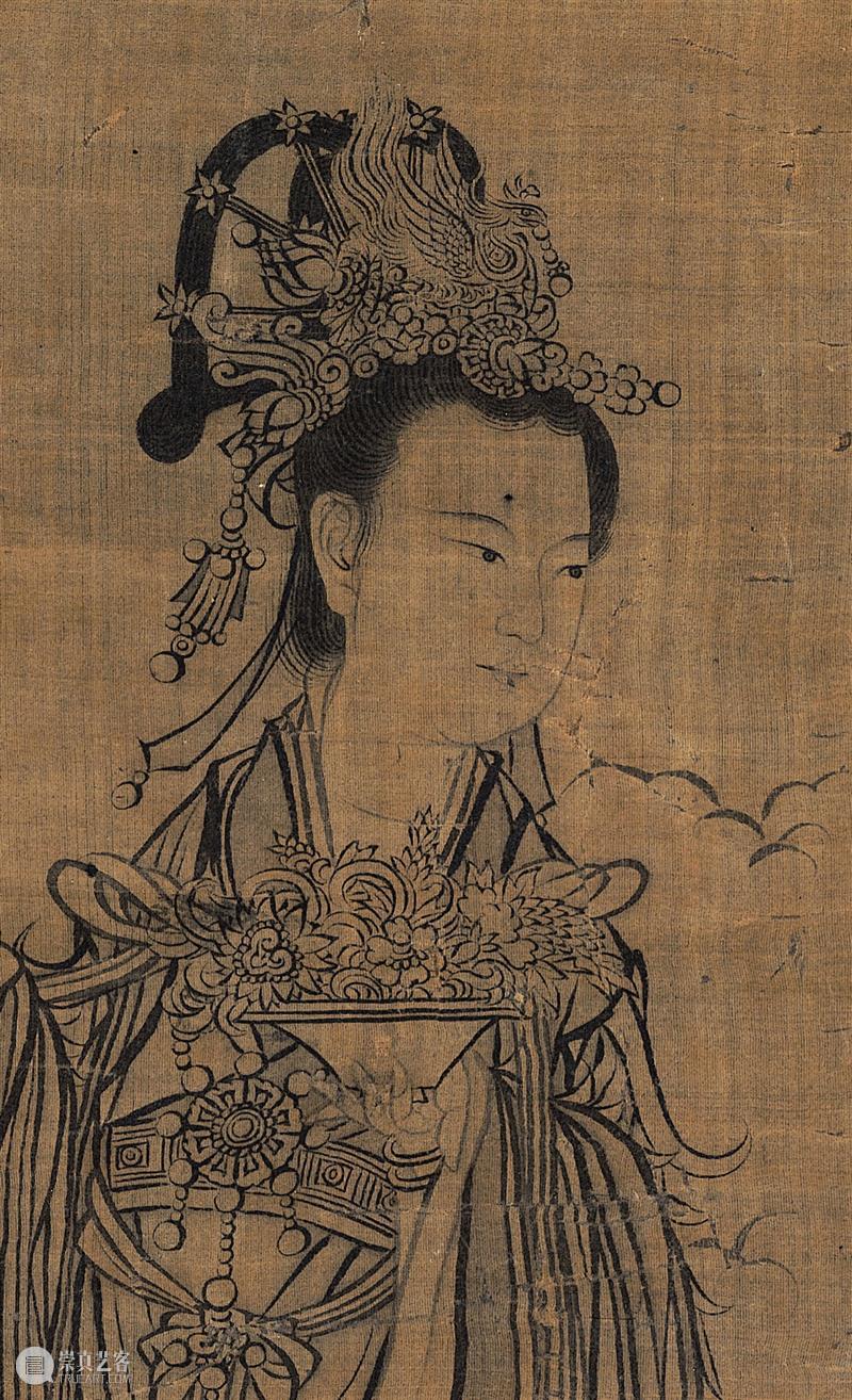 高清赏古画：故宫博物院藏维摩演教图卷免费下载 维摩演教图卷 故宫博物院 古画 纸本 白描 人物 TIFF 图像 维摩演教图 维摩诘所说经 崇真艺客