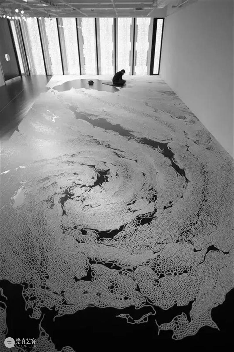 日本艺术家用盐画画,55个小时制作10万朵樱花,背后原因令人泪目 樱花 日本 背后 艺术 原因 泪目 赏樱 季节 枝头 心神 崇真艺客