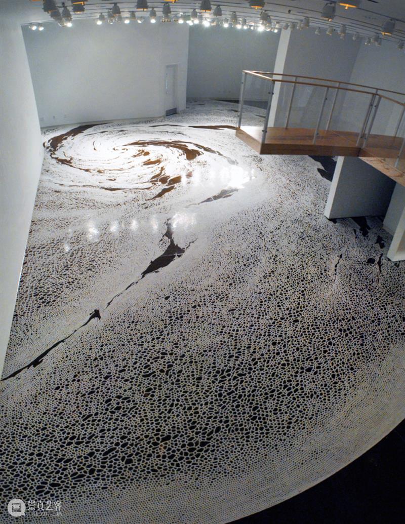 日本艺术家用盐画画,55个小时制作10万朵樱花,背后原因令人泪目 樱花 日本 背后 艺术 原因 泪目 赏樱 季节 枝头 心神 崇真艺客