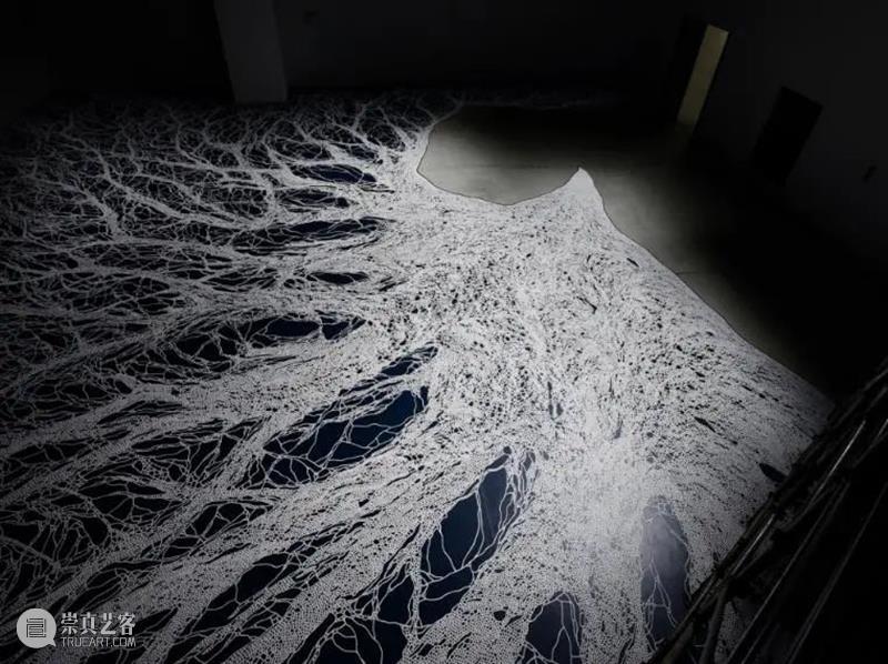 日本艺术家用盐画画,55个小时制作10万朵樱花,背后原因令人泪目 樱花 日本 背后 艺术 原因 泪目 赏樱 季节 枝头 心神 崇真艺客
