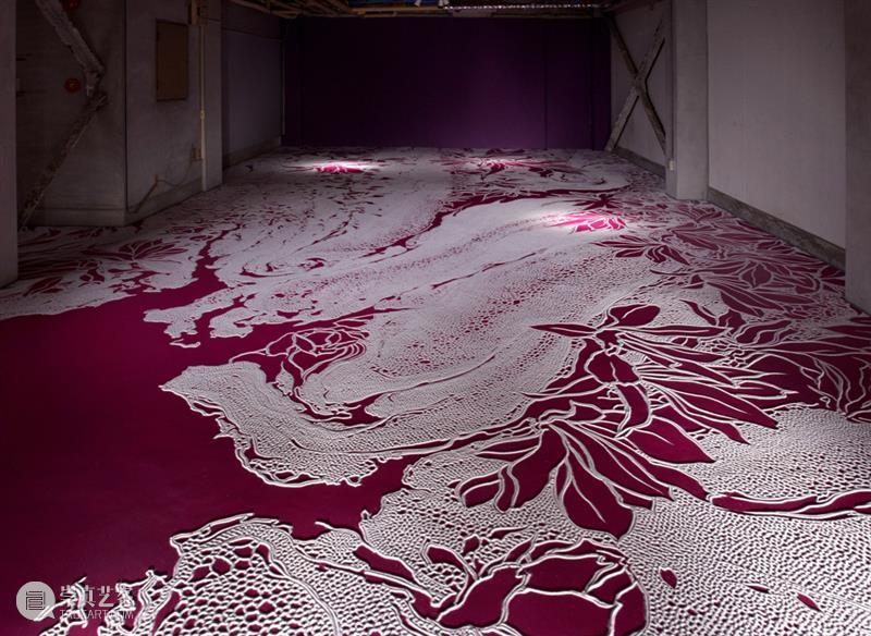 日本艺术家用盐画画,55个小时制作10万朵樱花,背后原因令人泪目 樱花 日本 背后 艺术 原因 泪目 赏樱 季节 枝头 心神 崇真艺客