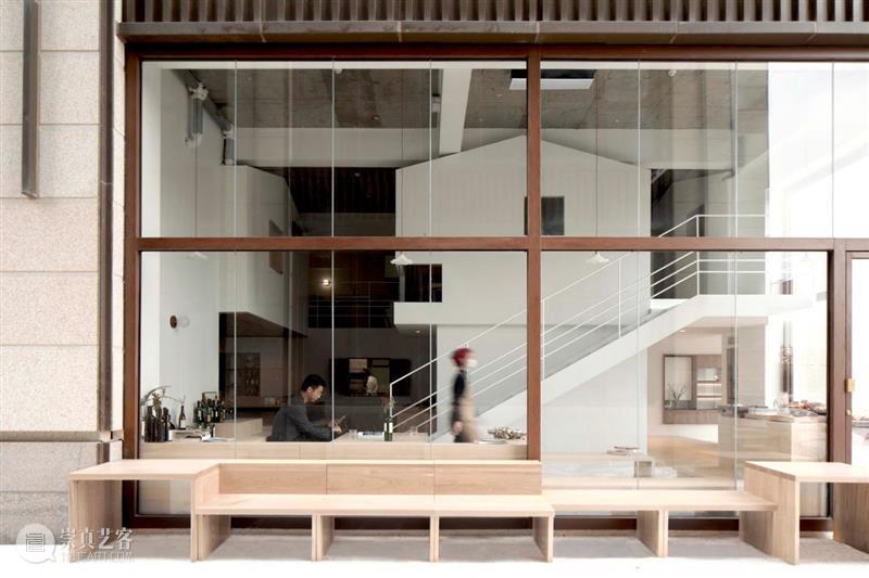 室内‘街景’，大连船埠餐厅 Chez Moi / 大棟建築 大连 室内 餐厅 船埠 街景 建筑 BAS Moi 项目 工作室 崇真艺客