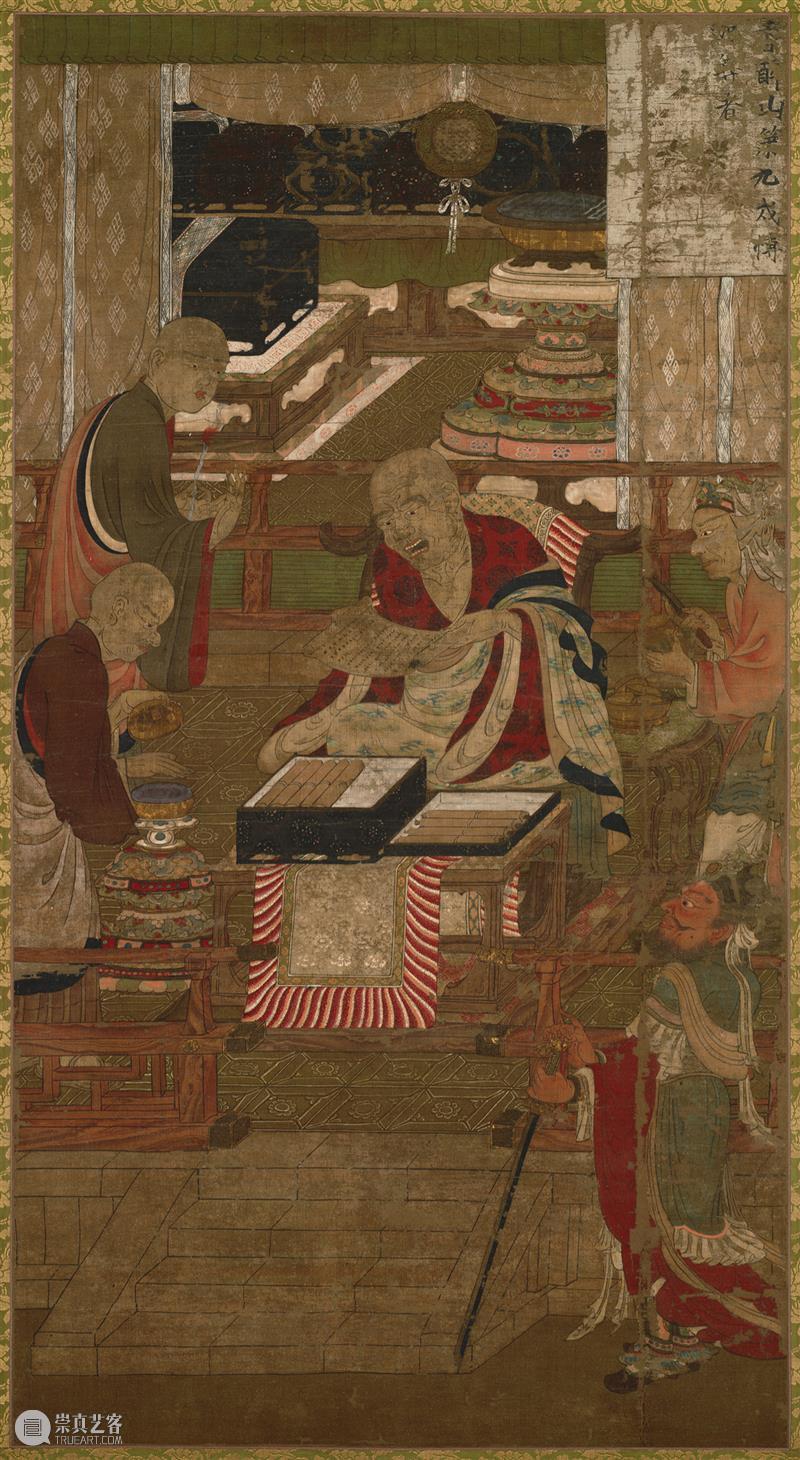 高清赏古画：“贯休十六罗汉图轴”免费下载 贯休 十六罗汉 古画 罗汉图轴 像素 TIFF 图像 GB罗汉 阿罗汉 简称 崇真艺客