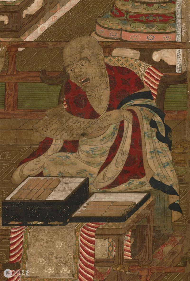 高清赏古画：“贯休十六罗汉图轴”免费下载 贯休 十六罗汉 古画 罗汉图轴 像素 TIFF 图像 GB罗汉 阿罗汉 简称 崇真艺客