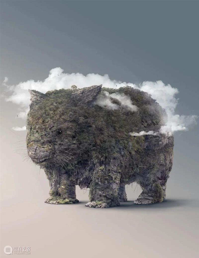 创意丨PS神品——用山川河流合成的巨大动物  中国舞台美术学会 动物 创意 神品 山川 河流 上方 中国舞台美术学会 右上 星标 本文 崇真艺客