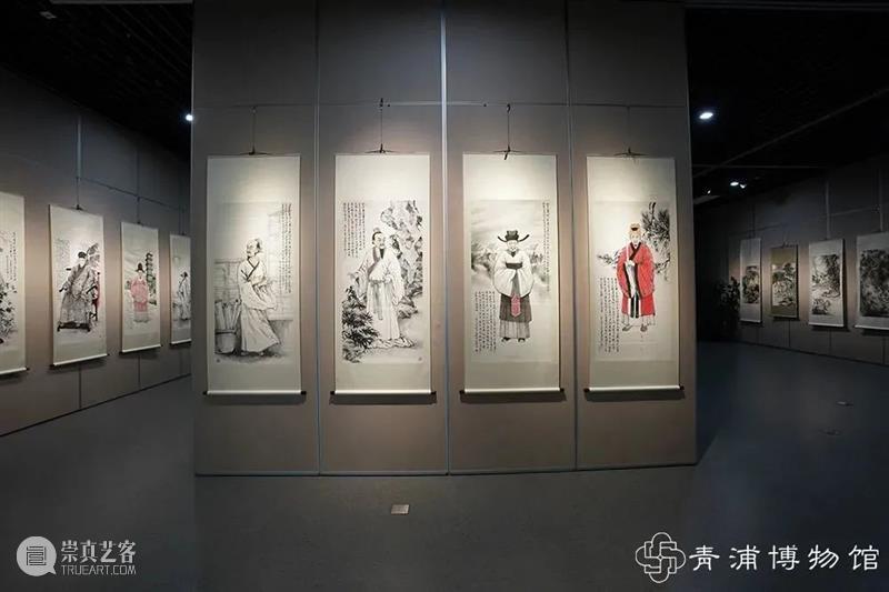 【江浙沪】4月份有什么好看的展览?(第1期) 江浙沪 先贤 陈大健 青浦 历史 名人 画展 系列 国画 画作 崇真艺客