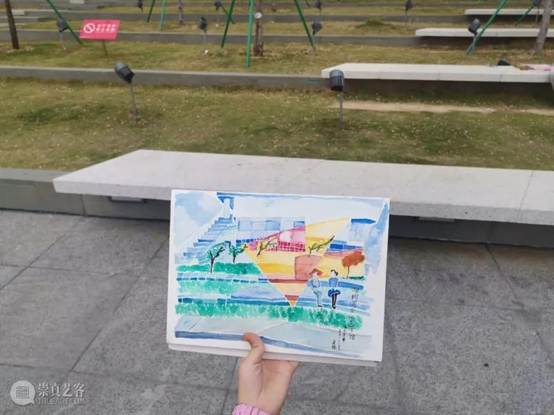 速写者眼中的艺术中心，太美了 视频资讯 海上世界文化艺术中心 崇真艺客