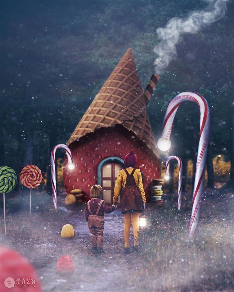 靠PS出现的的魔法学校，太有想象力和创造力了吧 ！  学美术，看▷ 魔法 学校 想象力 创造力 END 崇真艺客