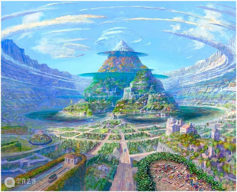 展览预告:“依巴拉度-空中花园”宫崎骏动画场景原画大师井上直久个展 依巴拉度 空中花园 宫崎骏 动画 场景 原画 大师 井上直久 个展 上方 崇真艺客