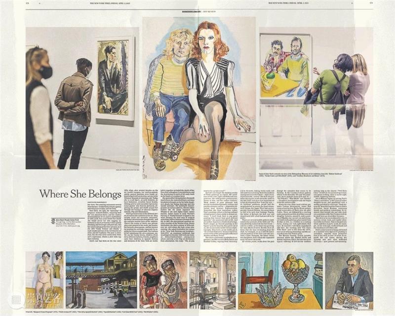 《纽约时报》头条展评 | 爱丽丝·尼尔(Alice Neel)大都会博物馆回顾展 纽约时报 展评 尼尔 爱丽丝 Neel 大都会博物馆 头条 美国国家肖像馆 詹姆斯 法默 崇真艺客