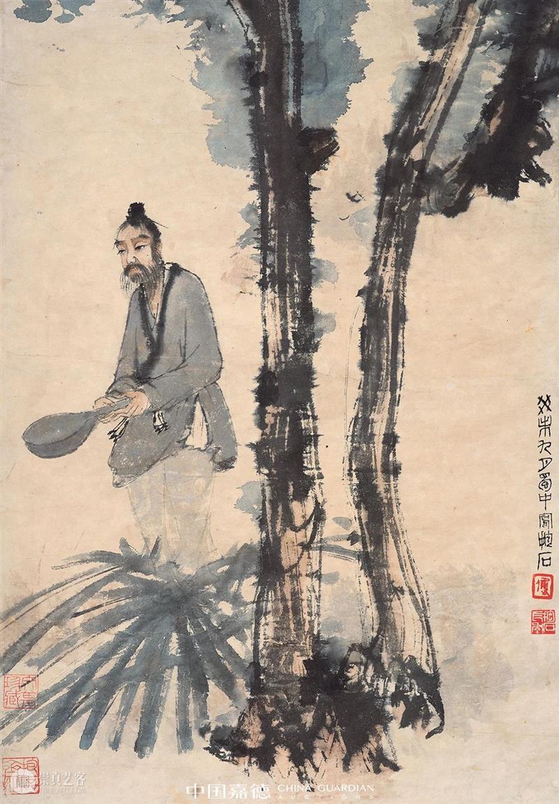 金刚坡下傅抱石丨中国嘉德2021春拍 金刚坡 傅抱石 中国 嘉德 石涛 诗意 山势 云垂 四面 日光 崇真艺客