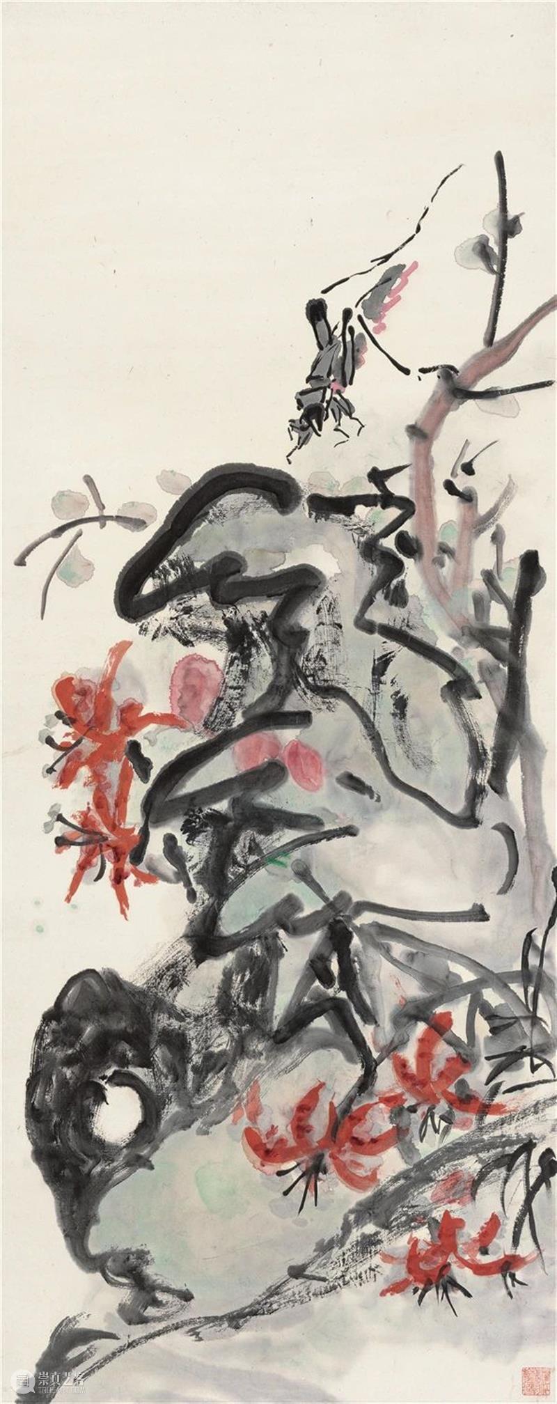 展览预告|“隔花人远天涯近——齐白石·黄宾虹花鸟画展”将于4月30日开展 齐白石 黄宾虹 隔花人远天涯近 花鸟 画展 薛良 武雪江 海报 中国 近现代 崇真艺客
