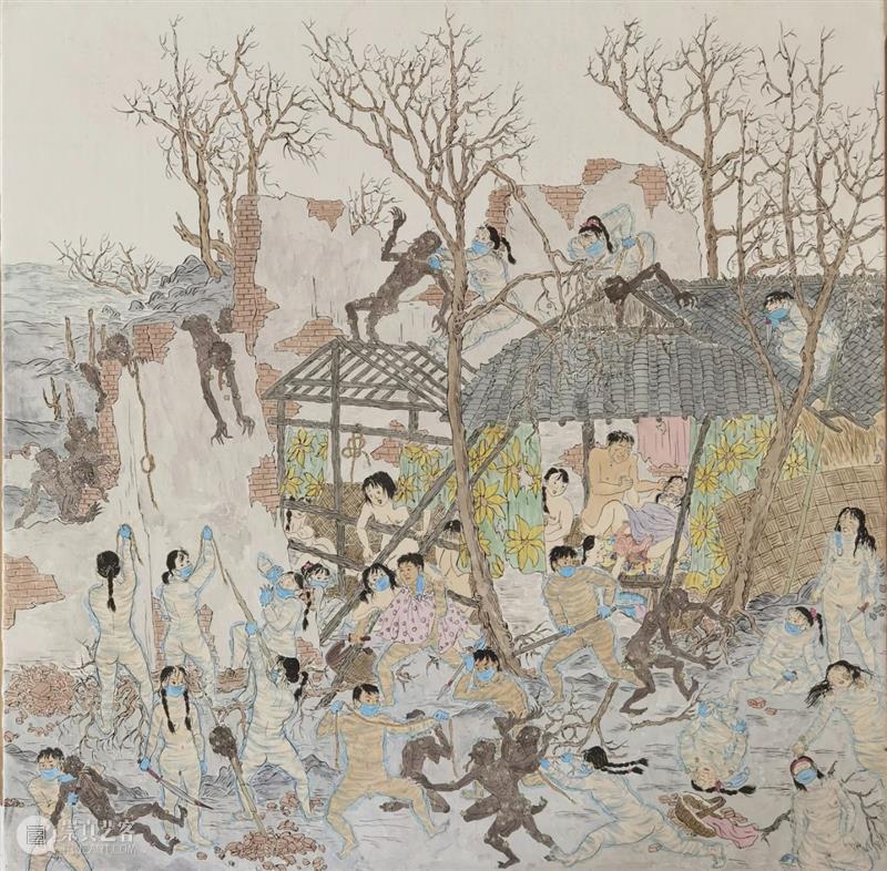 2021艺术北京A5 | 桥舍画廊 | 李萧禾 李萧禾 桥舍画廊 北京 艺术 作品 国内 疫情 时期 当时 新闻 崇真艺客