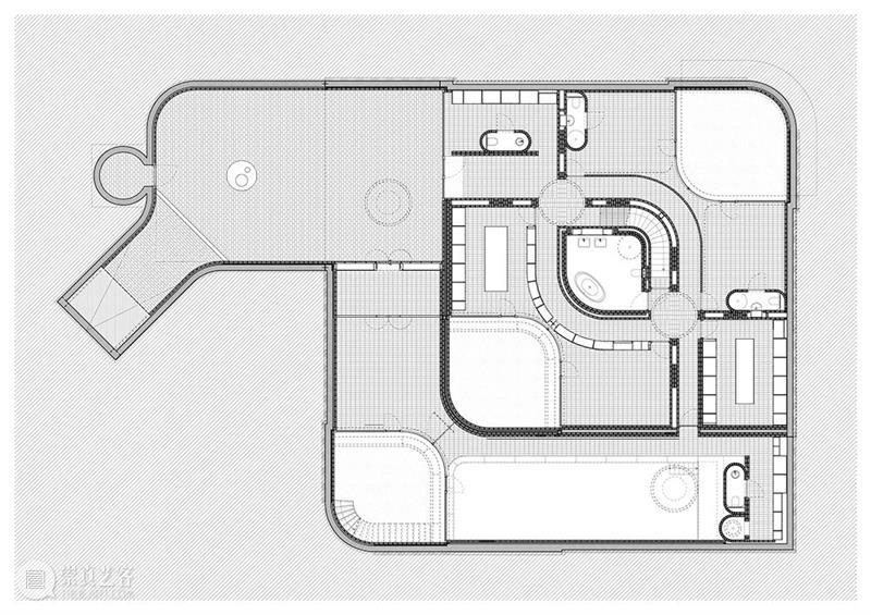 花式排砖，比利时九宫格之家 / Architecten Broekx-Schiepers Schiepers 比利时 花式 九宫格 住宅 农村 建筑 街区 中间 地下 崇真艺客