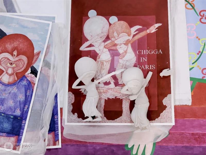 直击!庞凡Fansack涂鸦创作现场@明珠美术馆 明珠美术馆PAM 庞凡 Fansack涂鸦创作现场@明珠美术馆 Fansack 内外 宇宙 终极 光明 FansackShkhavatl 庞凡Fansack 成都 崇真艺客