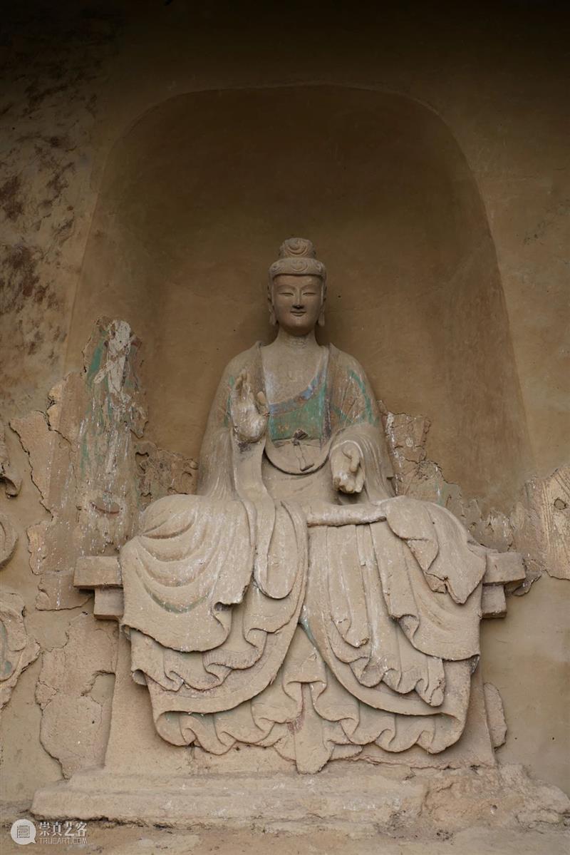 麦积山第44窟：过往爱恨成烟雨，徒留微笑驻人间 麦积山 过往 烟雨 人间 麦积山石窟 主像 端庄典雅 武都 王元戍仿 母亲 崇真艺客