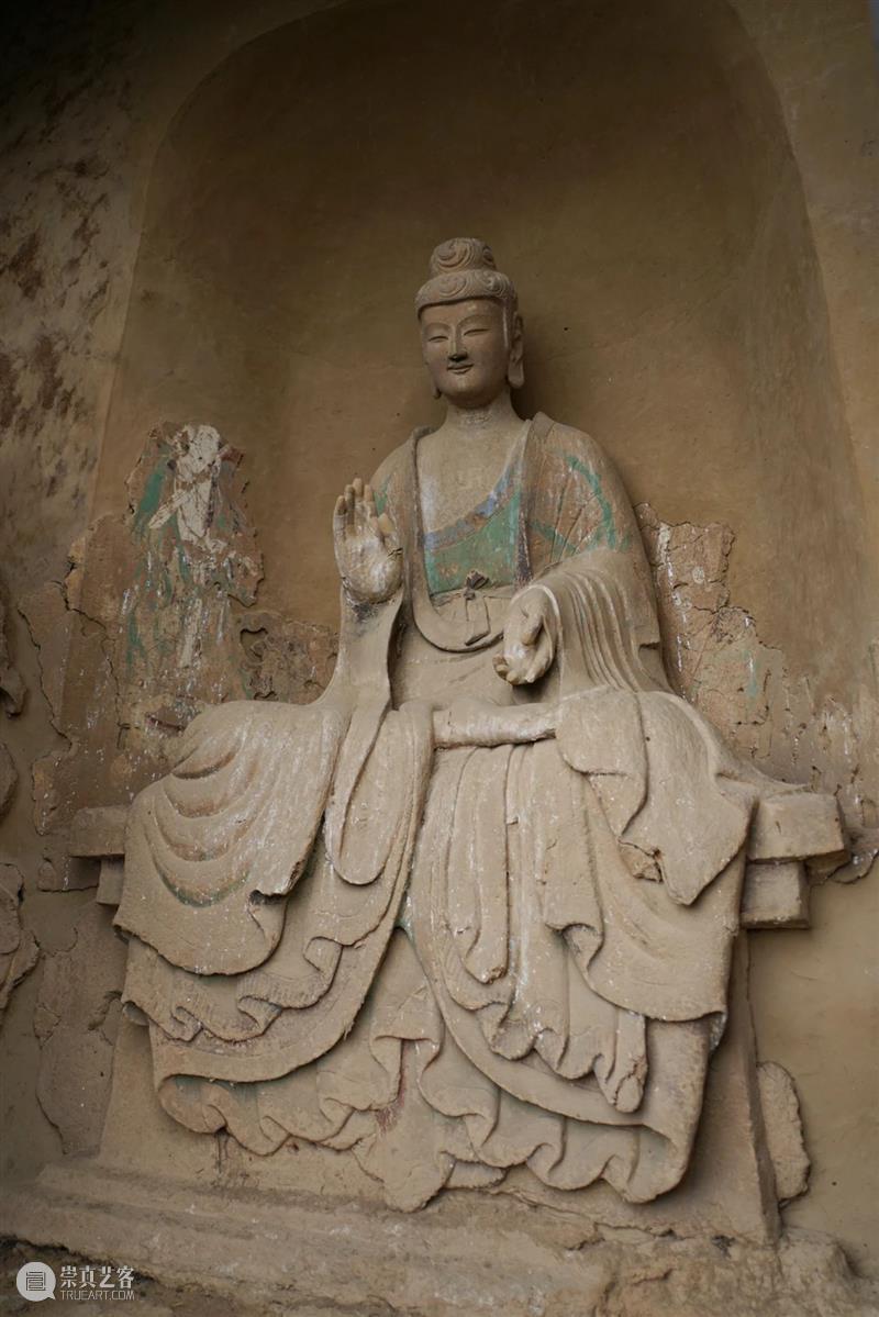 麦积山第44窟：过往爱恨成烟雨，徒留微笑驻人间 麦积山 过往 烟雨 人间 麦积山石窟 主像 端庄典雅 武都 王元戍仿 母亲 崇真艺客