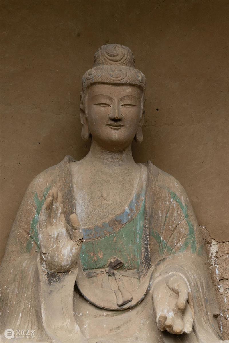 麦积山第44窟：过往爱恨成烟雨，徒留微笑驻人间 麦积山 过往 烟雨 人间 麦积山石窟 主像 端庄典雅 武都 王元戍仿 母亲 崇真艺客
