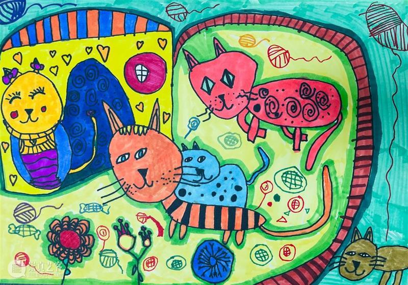 云征集 | “想象力大师”儿童插画大赛投稿作品精选（7） —— “喵星人”系列 想象力 大师 儿童 插画 作品 大赛 喵星人 系列 童话 主题 崇真艺客