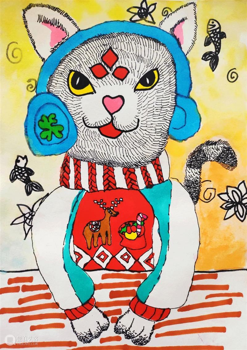 云征集 | “想象力大师”儿童插画大赛投稿作品精选（7） —— “喵星人”系列 想象力 大师 儿童 插画 作品 大赛 喵星人 系列 童话 主题 崇真艺客