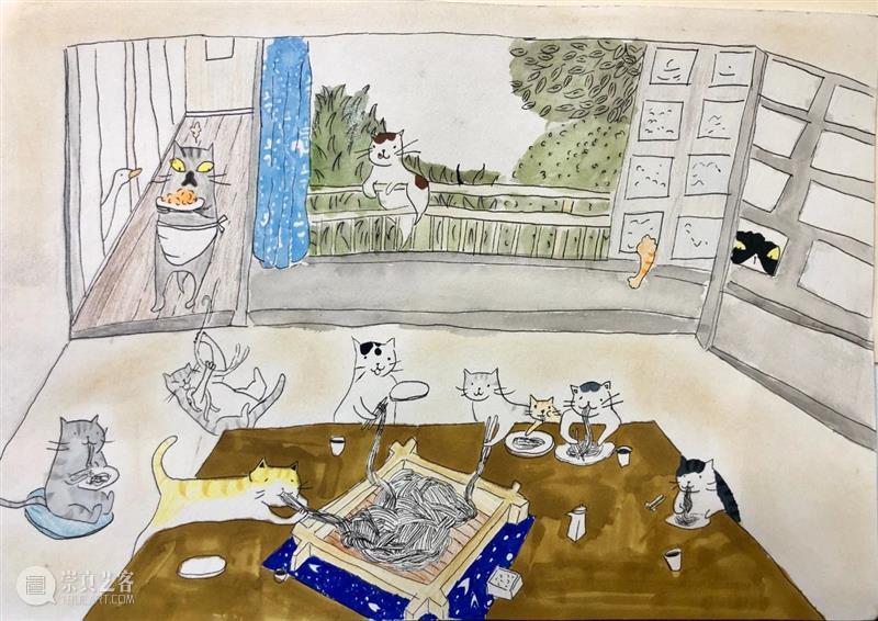 云征集 | “想象力大师”儿童插画大赛投稿作品精选（7） —— “喵星人”系列 想象力 大师 儿童 插画 作品 大赛 喵星人 系列 童话 主题 崇真艺客