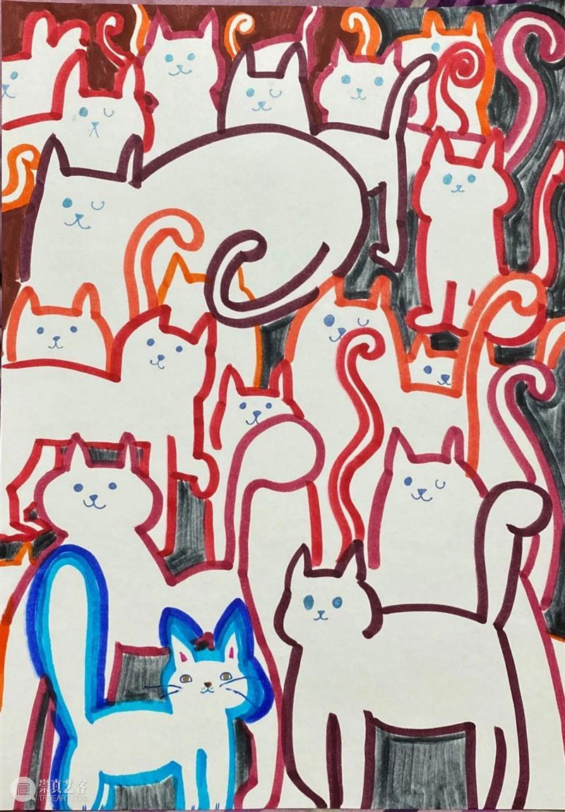 云征集 | “想象力大师”儿童插画大赛投稿作品精选（7） —— “喵星人”系列 想象力 大师 儿童 插画 作品 大赛 喵星人 系列 童话 主题 崇真艺客
