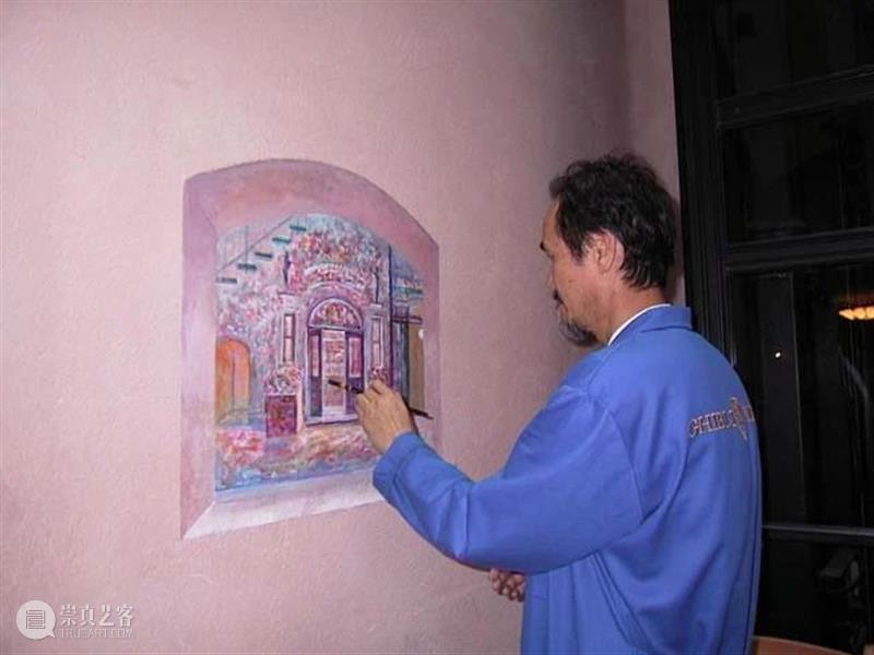 正在展出 | 宫崎骏动画场景原画师井上直久的梦幻世界 井上直久 宫崎骏 场景 动画 画师 梦幻世界 空中花园 丙烯 地方 笔触 崇真艺客