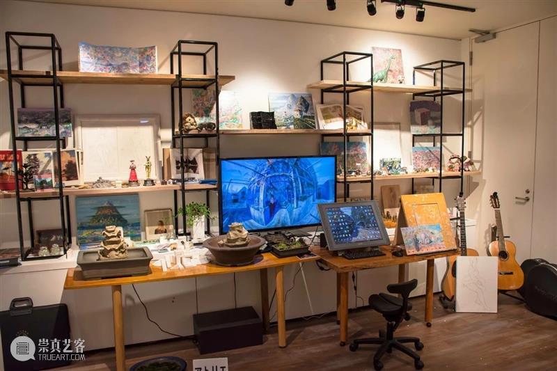 正在展出 | 宫崎骏动画场景原画师井上直久的梦幻世界 井上直久 宫崎骏 场景 动画 画师 梦幻世界 空中花园 丙烯 地方 笔触 崇真艺客