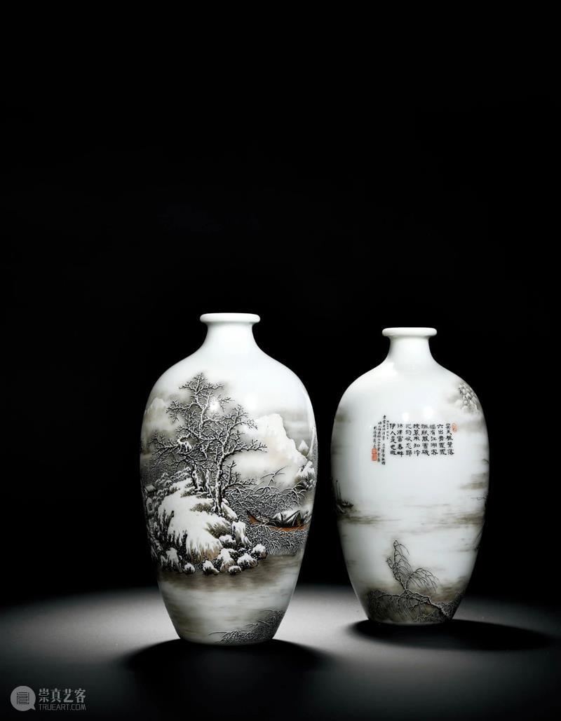 中贸圣佳2021春拍｜精品荟萃，流光溢彩—瓷艺丹青-近现代文人瓷专场粉彩珐琅彩瓷器精览  中贸圣佳 瓷艺 丹青 近现代 文人瓷 专场 粉彩 瓷器 精品 珐琅彩 拍卖会 崇真艺客