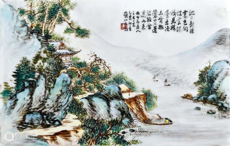 中贸圣佳2021春拍｜精品荟萃，流光溢彩—瓷艺丹青-近现代文人瓷专场粉彩珐琅彩瓷器精览  中贸圣佳 瓷艺 丹青 近现代 文人瓷 专场 粉彩 瓷器 精品 珐琅彩 拍卖会 崇真艺客