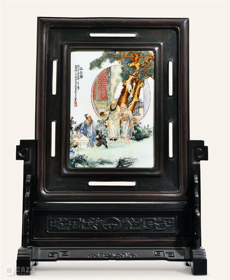 中贸圣佳2021春拍｜精品荟萃，流光溢彩—瓷艺丹青-近现代文人瓷专场粉彩珐琅彩瓷器精览  中贸圣佳 瓷艺 丹青 近现代 文人瓷 专场 粉彩 瓷器 精品 珐琅彩 拍卖会 崇真艺客