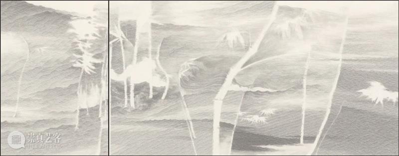 王牧羽丨自然的双重性——第二届西安山水邀请展 双重性 西安 山水 邀请展 王牧羽 自然 主办单位 崔振宽美术馆 西安市 水墨 崇真艺客